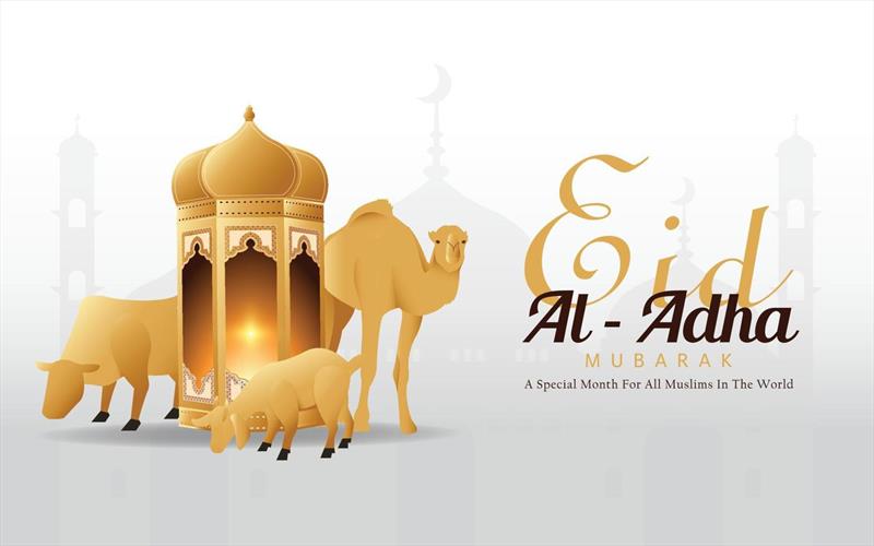Happy Eid-al-Adha to the muslim community.