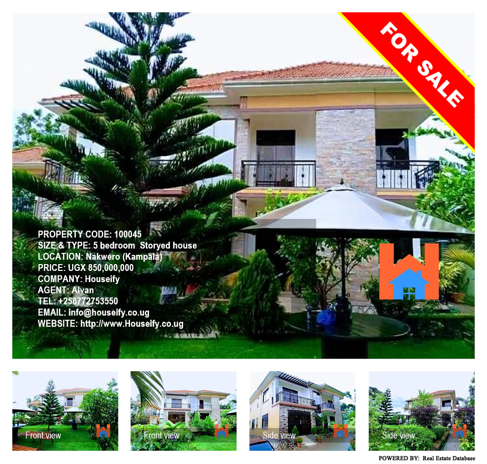 5 bedroom Storeyed house  for sale in Nakweelo Kampala Uganda, code: 100045