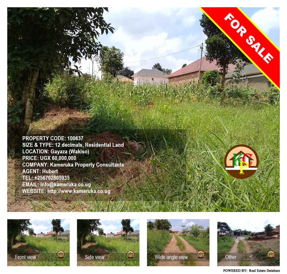 Residential Land  for sale in Gayaza Wakiso Uganda, code: 100637