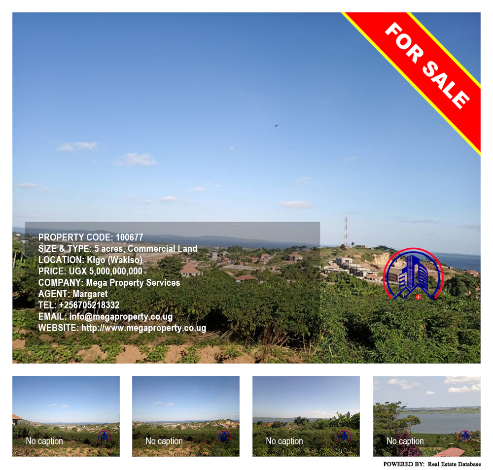 Commercial Land  for sale in Kigo Wakiso Uganda, code: 100677