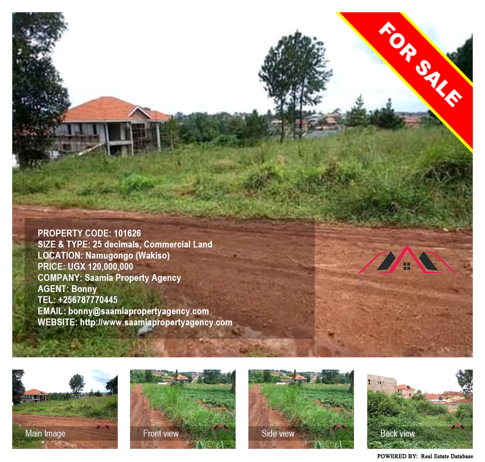 Commercial Land  for sale in Namugongo Wakiso Uganda, code: 101626