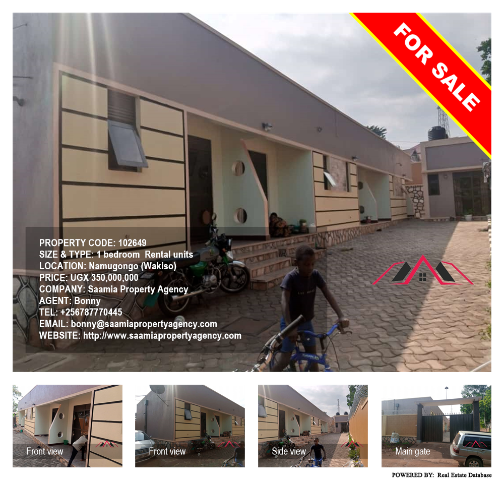1 bedroom Rental units  for sale in Namugongo Wakiso Uganda, code: 102649