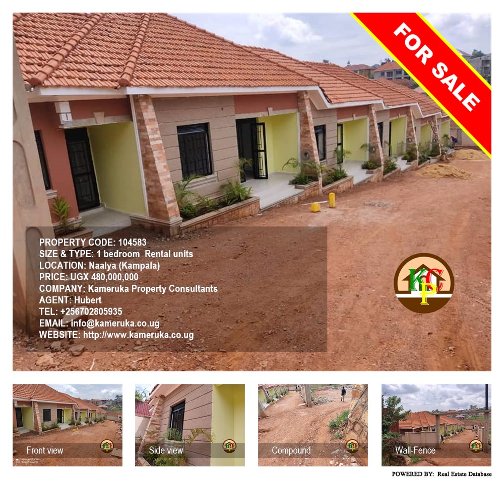 1 bedroom Rental units  for sale in Naalya Kampala Uganda, code: 104583