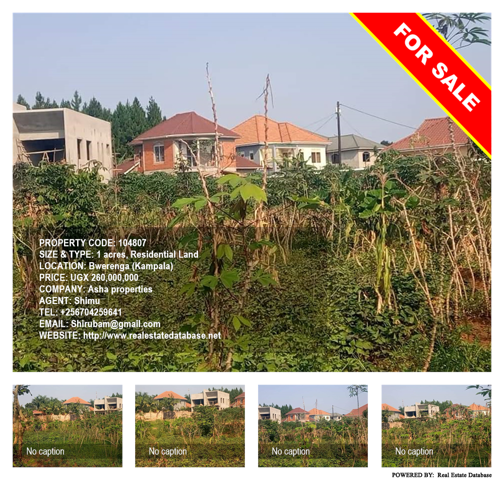 Residential Land  for sale in Bwelenga Kampala Uganda, code: 104807