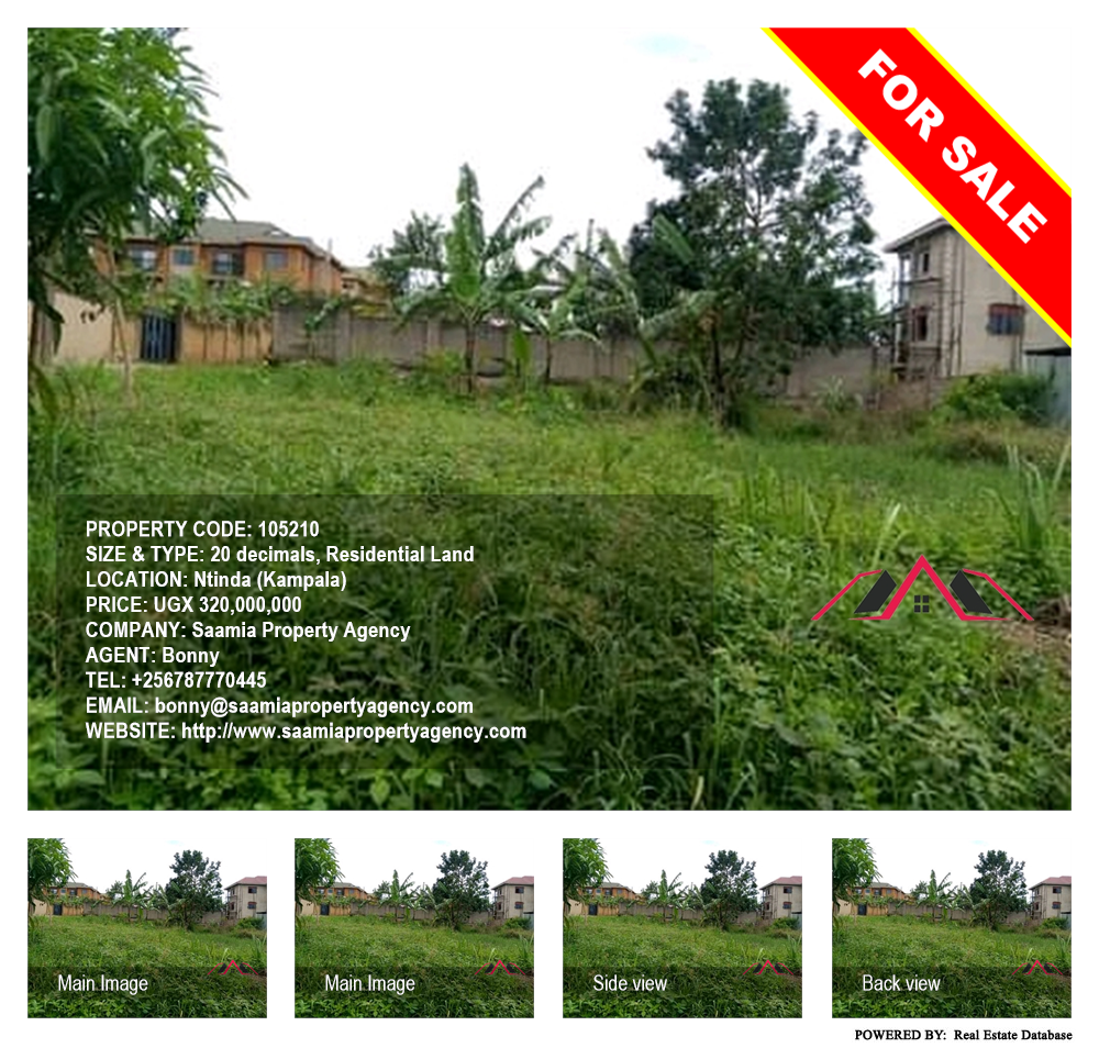 Residential Land  for sale in Ntinda Kampala Uganda, code: 105210