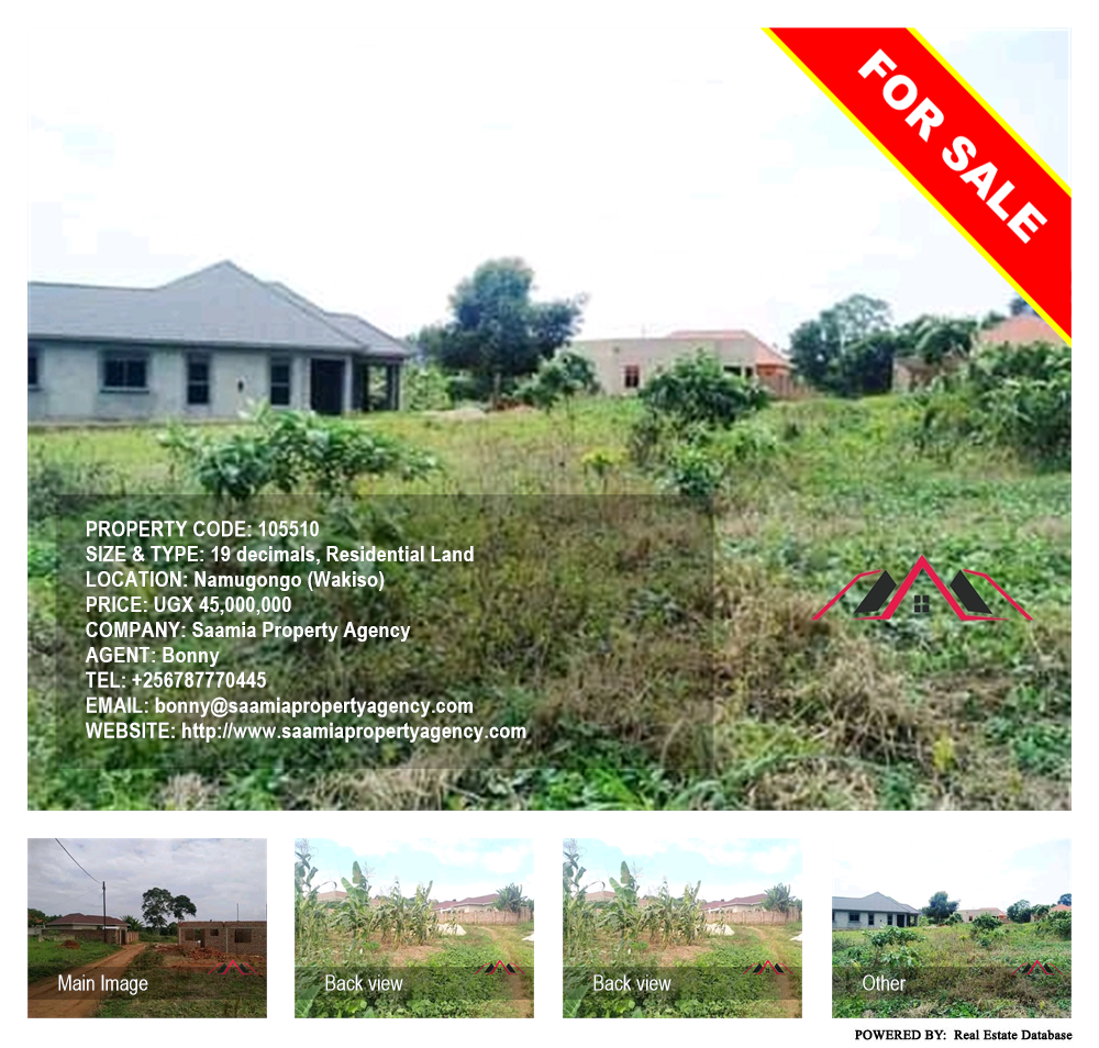 Residential Land  for sale in Namugongo Wakiso Uganda, code: 105510