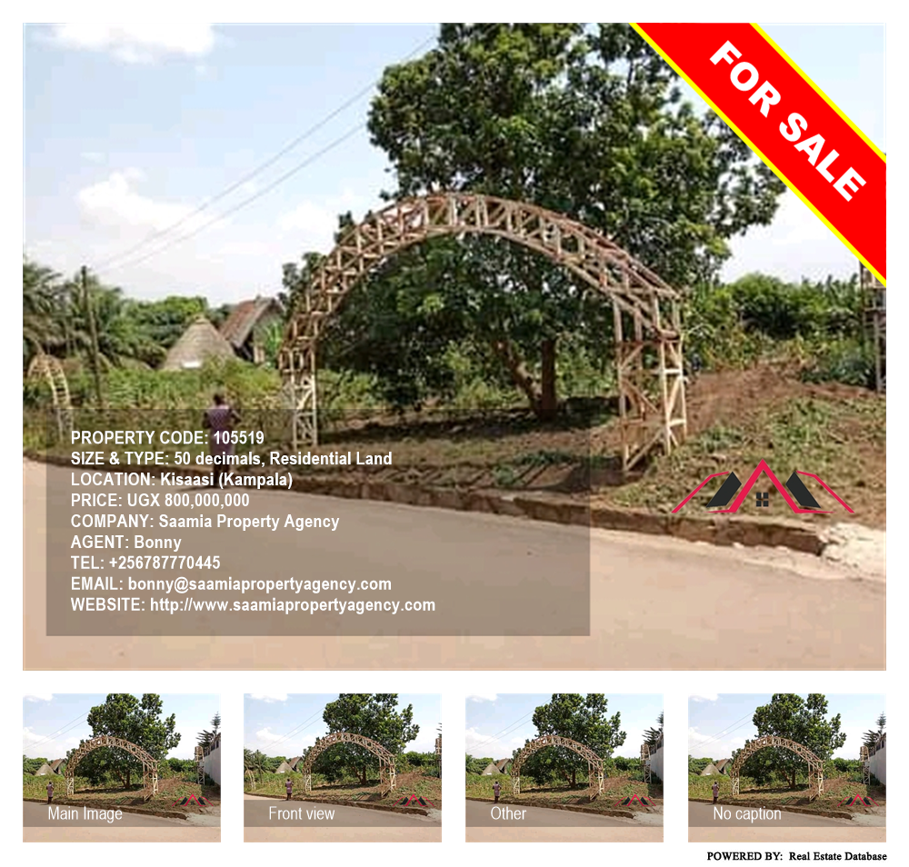 Residential Land  for sale in Kisaasi Kampala Uganda, code: 105519