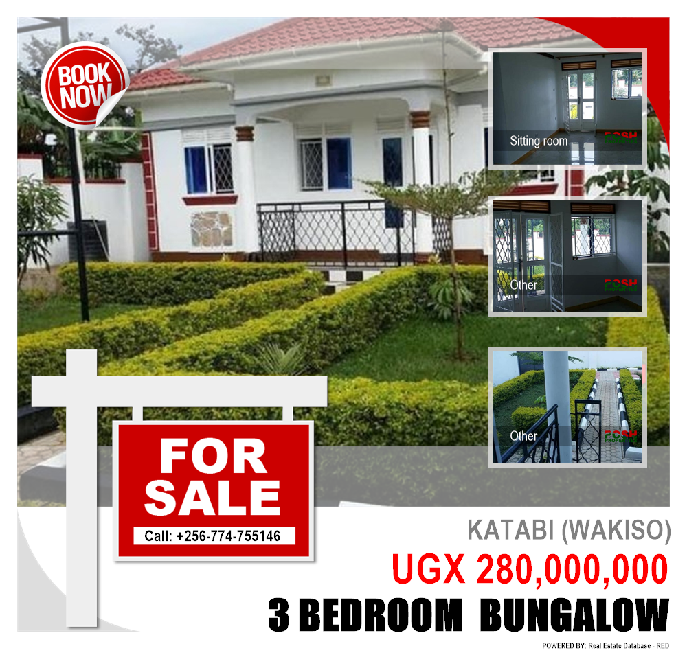 3 bedroom Bungalow  for sale in Katabi Wakiso Uganda, code: 106369