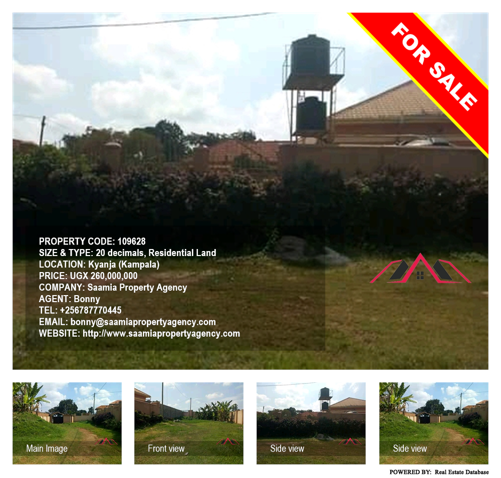 Residential Land  for sale in Kyanja Kampala Uganda, code: 109628