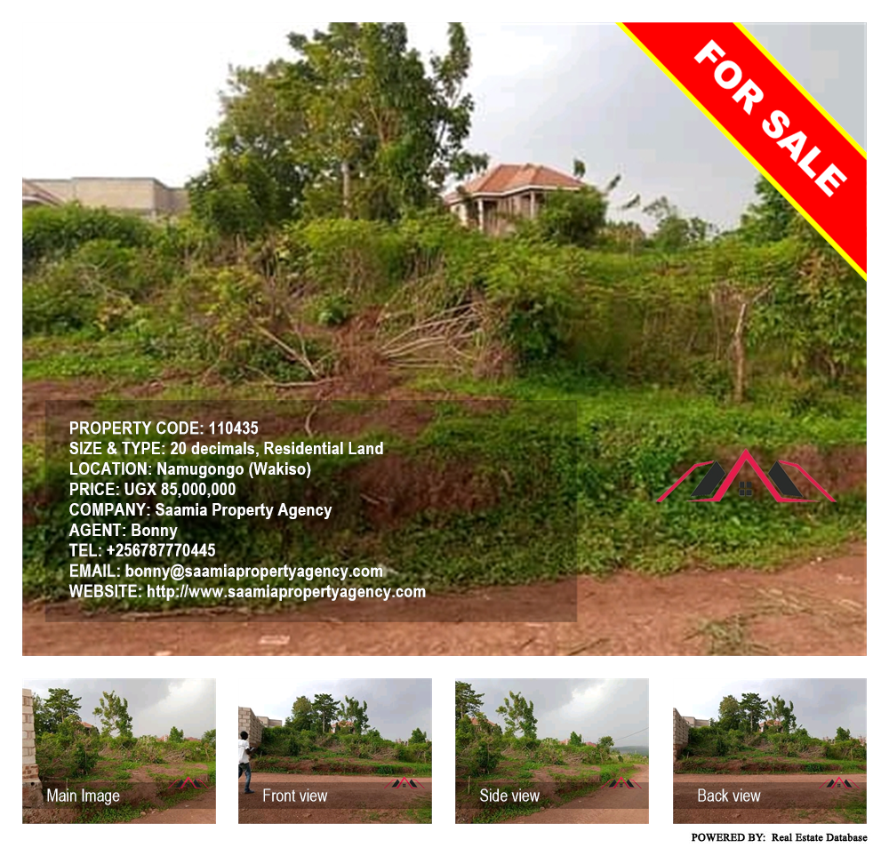 Residential Land  for sale in Namugongo Wakiso Uganda, code: 110435