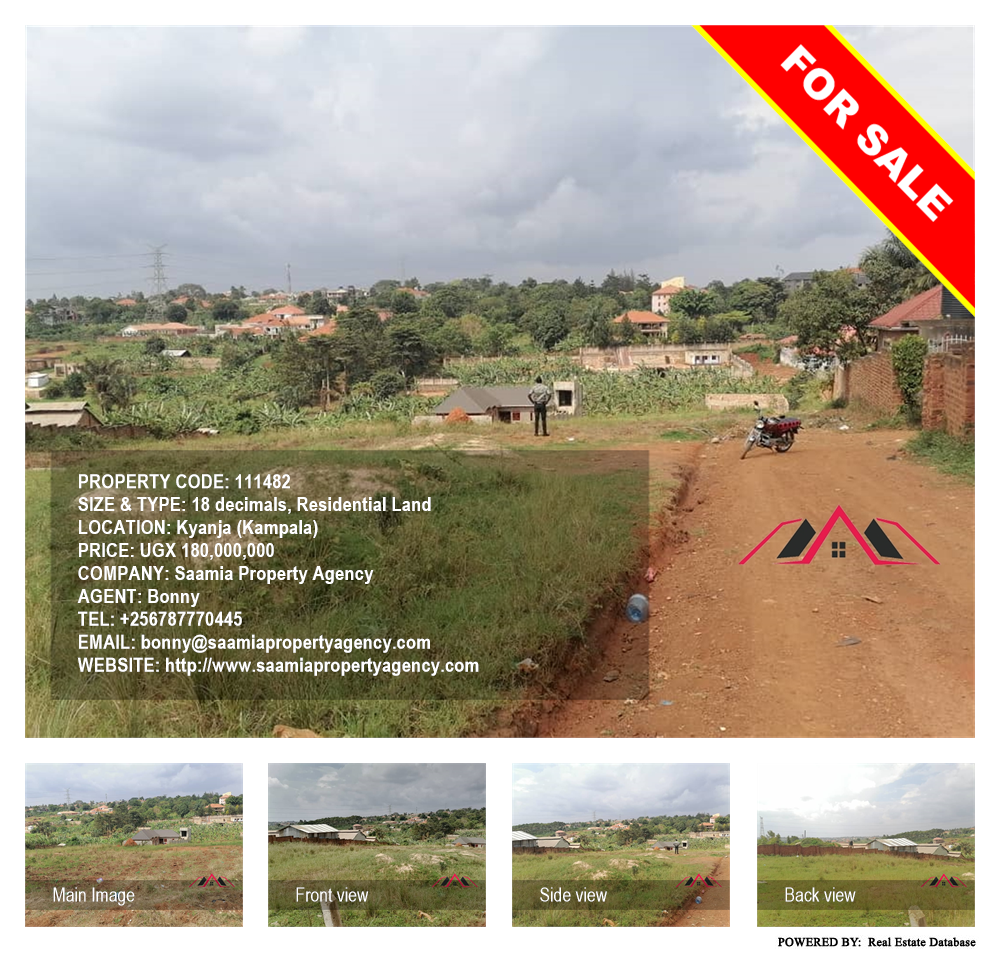 Residential Land  for sale in Kyanja Kampala Uganda, code: 111482