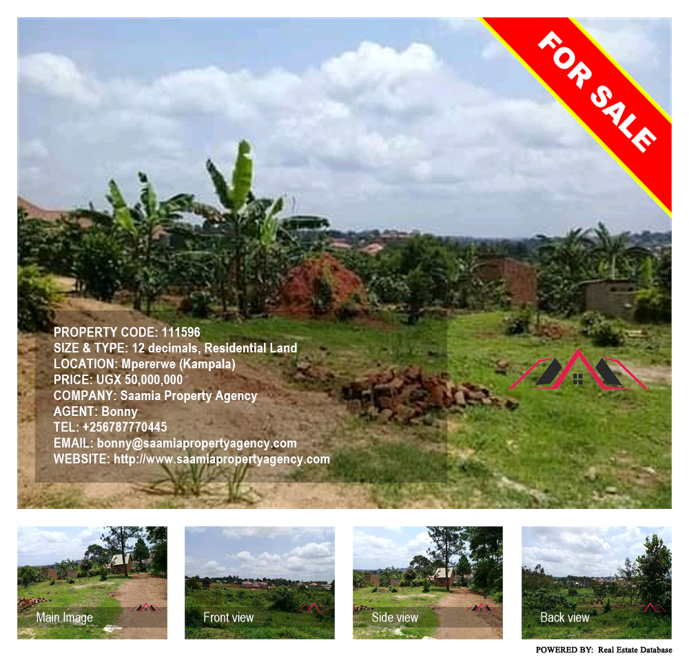 Residential Land  for sale in Mpererwe Kampala Uganda, code: 111596