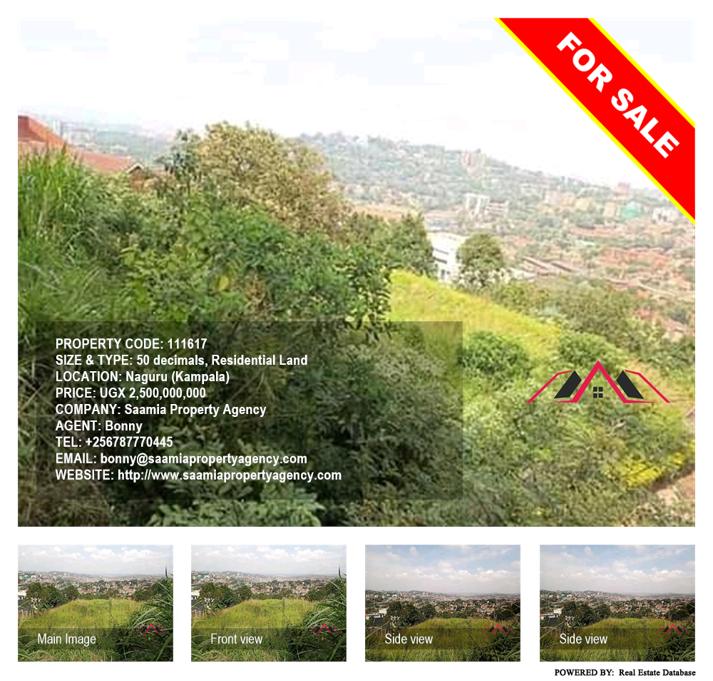 Residential Land  for sale in Naguru Kampala Uganda, code: 111617