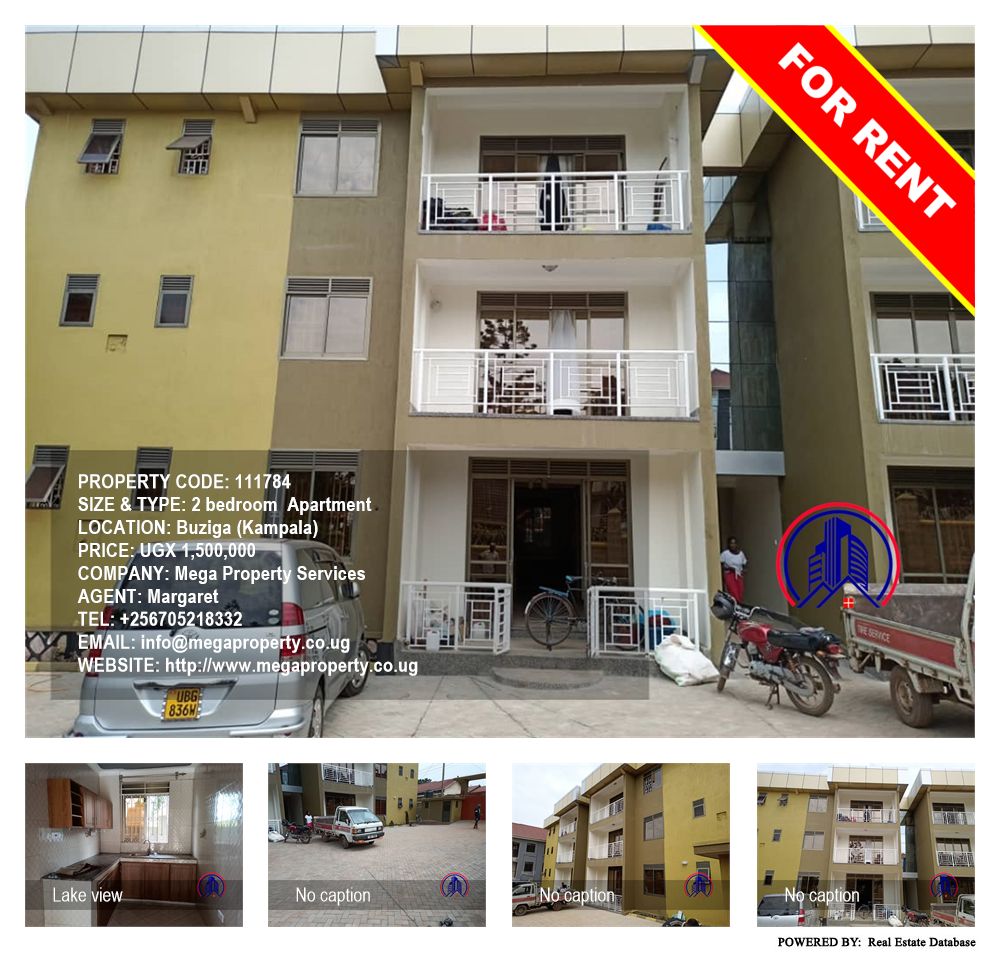 2 bedroom Apartment  for rent in Buziga Kampala Uganda, code: 111784