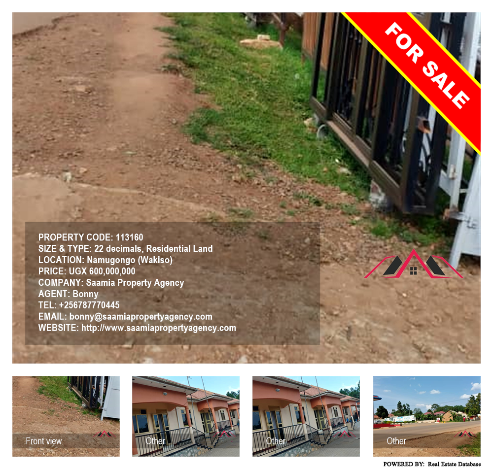 Residential Land  for sale in Namugongo Wakiso Uganda, code: 113160