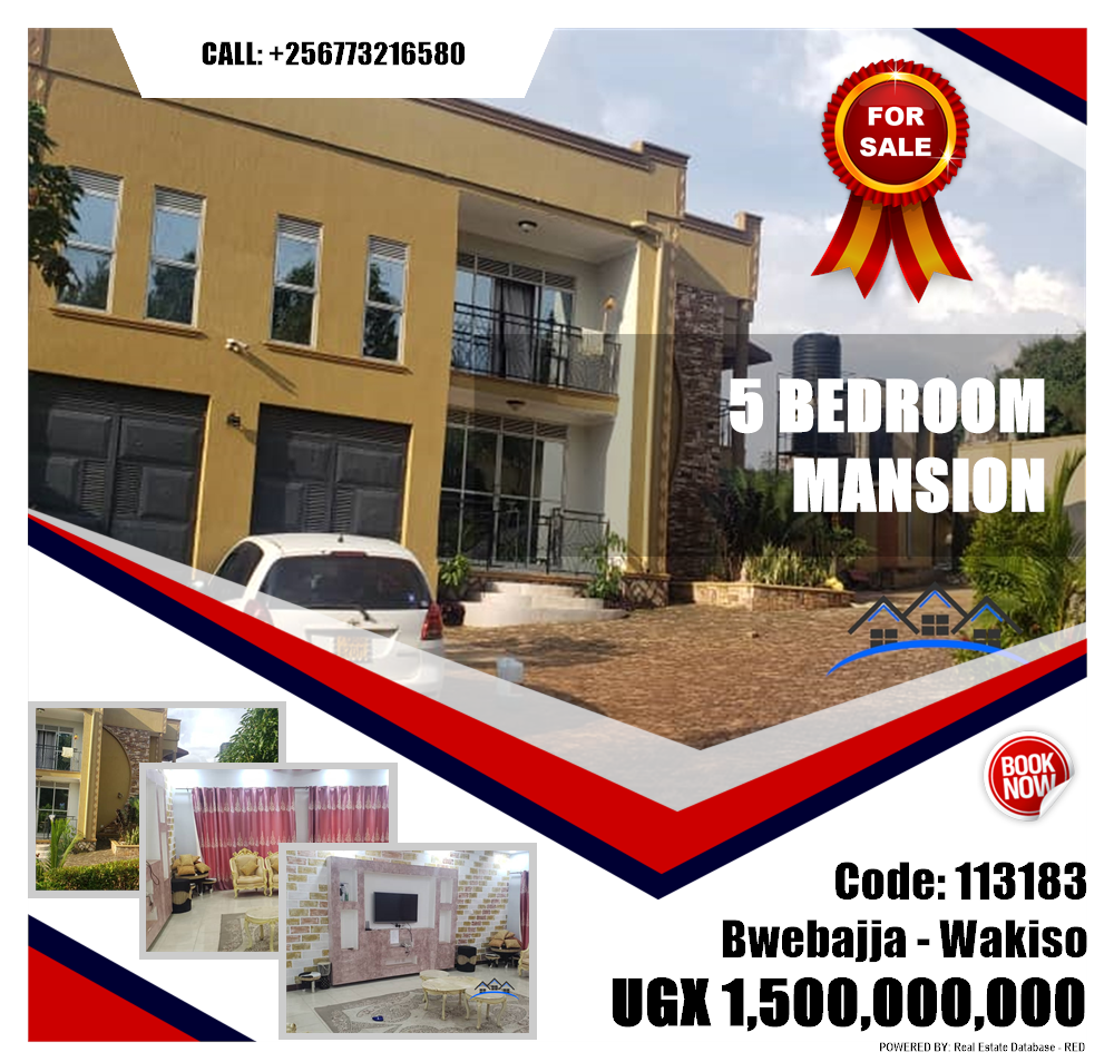 5 bedroom Mansion  for sale in Bwebajja Wakiso Uganda, code: 113183