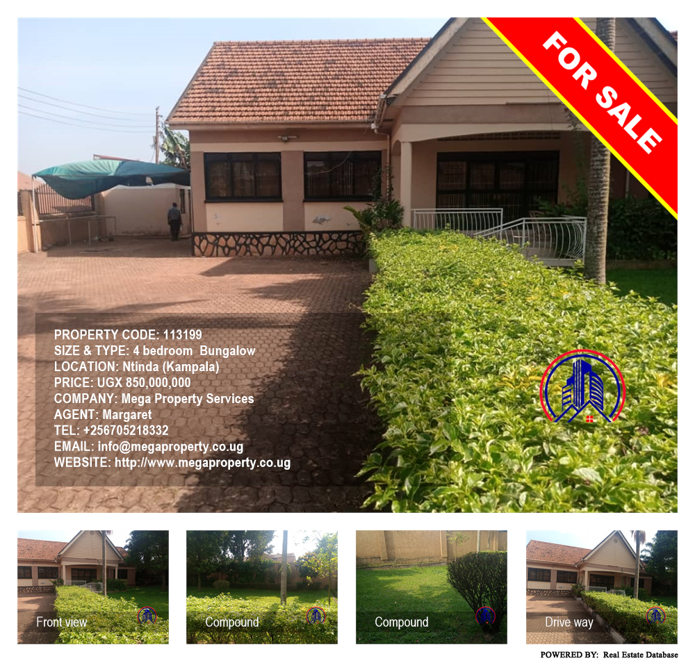 4 bedroom Bungalow  for sale in Ntinda Kampala Uganda, code: 113199