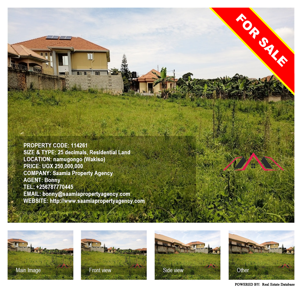 Residential Land  for sale in Namugongo Wakiso Uganda, code: 114261