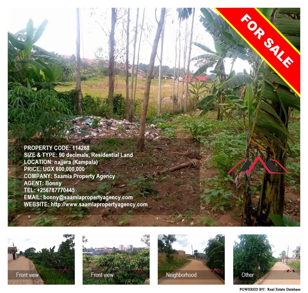 Residential Land  for sale in Najjera Kampala Uganda, code: 114268