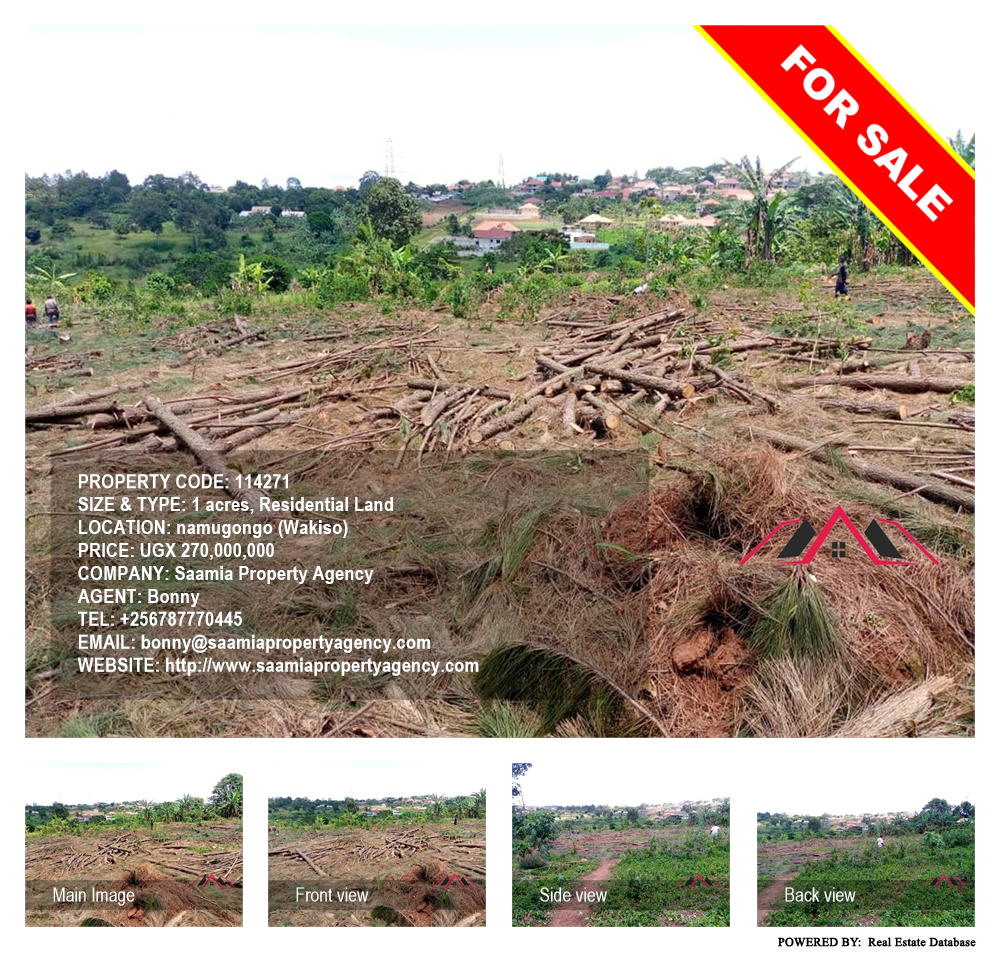 Residential Land  for sale in Namugongo Wakiso Uganda, code: 114271