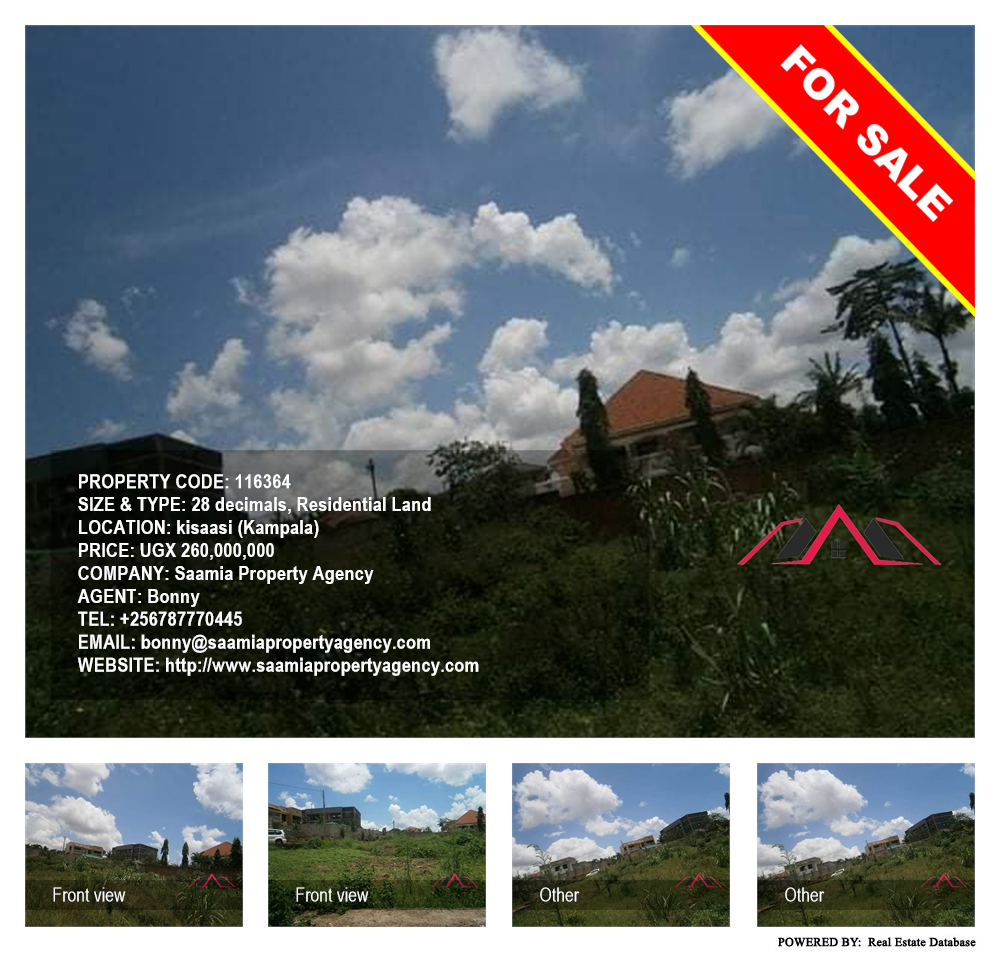 Residential Land  for sale in Kisaasi Kampala Uganda, code: 116364