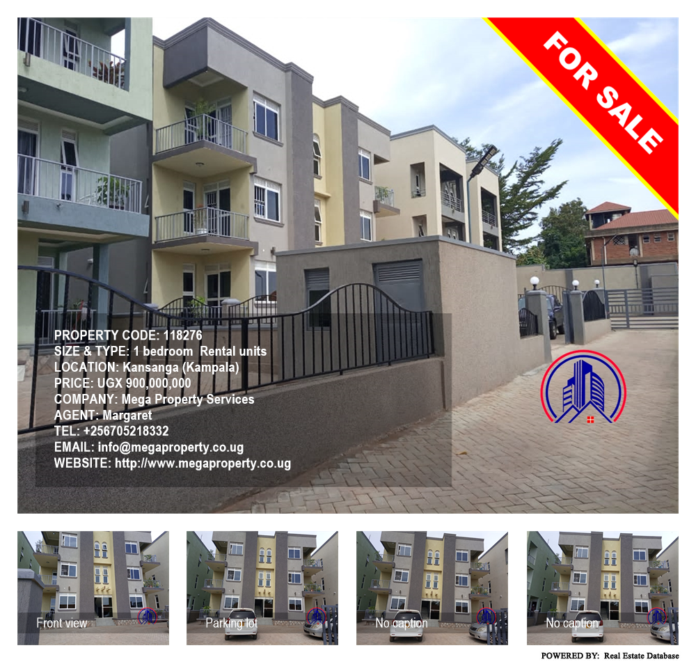 1 bedroom Rental units  for sale in Kansanga Kampala Uganda, code: 118276