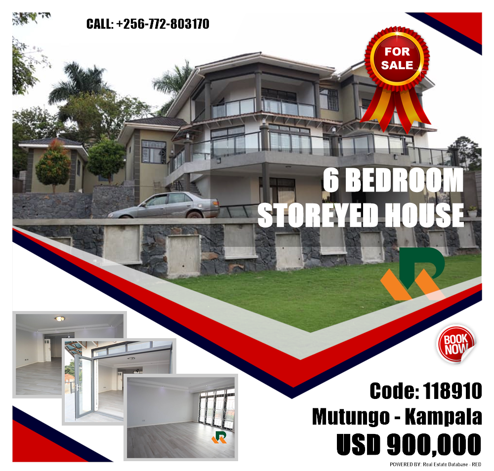6 bedroom Storeyed house  for sale in Mutungo Kampala Uganda, code: 118910