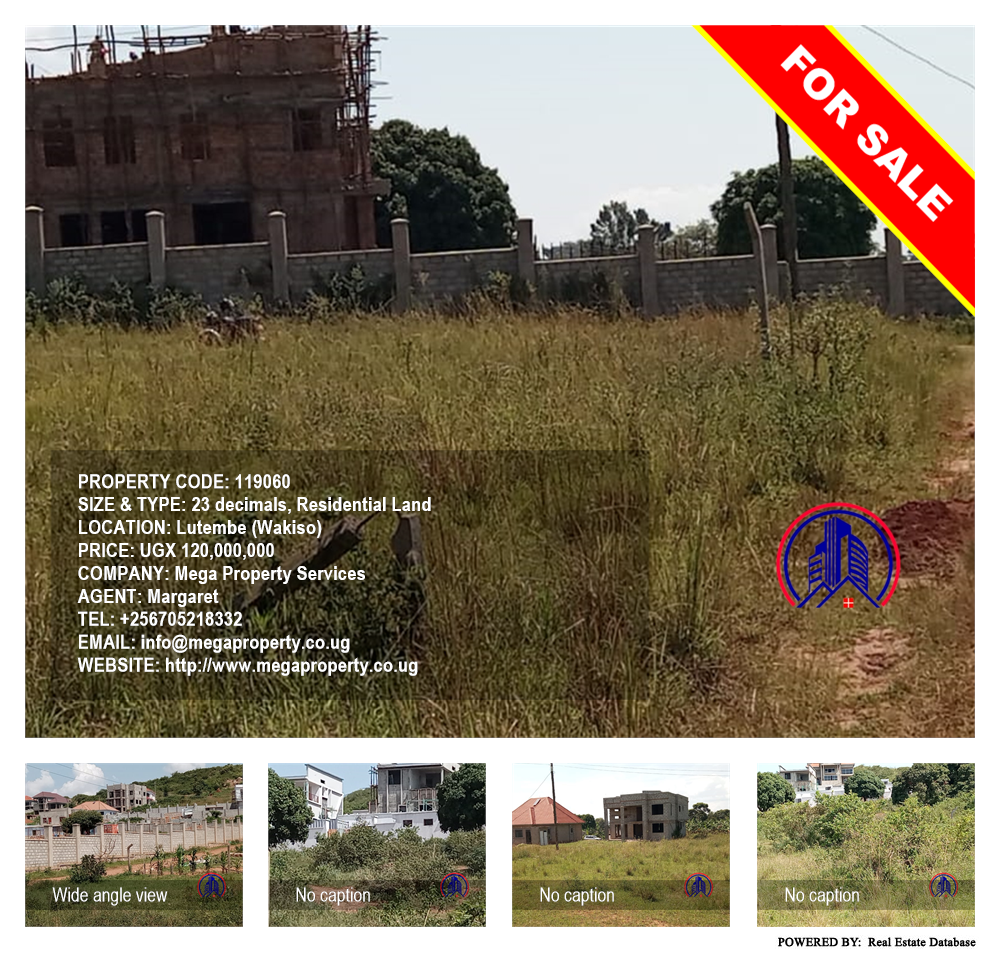 Residential Land  for sale in Lutembe Wakiso Uganda, code: 119060