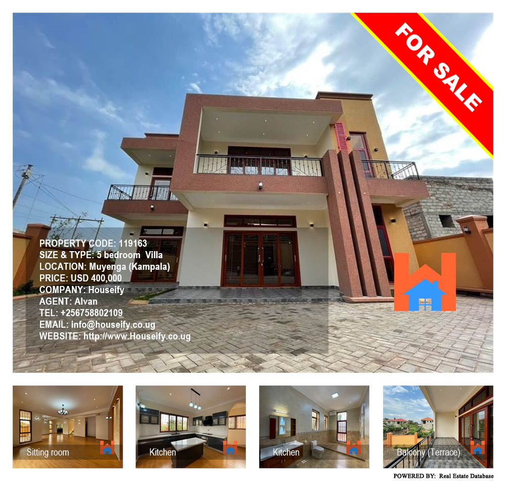 5 bedroom Villa  for sale in Muyenga Kampala Uganda, code: 119163