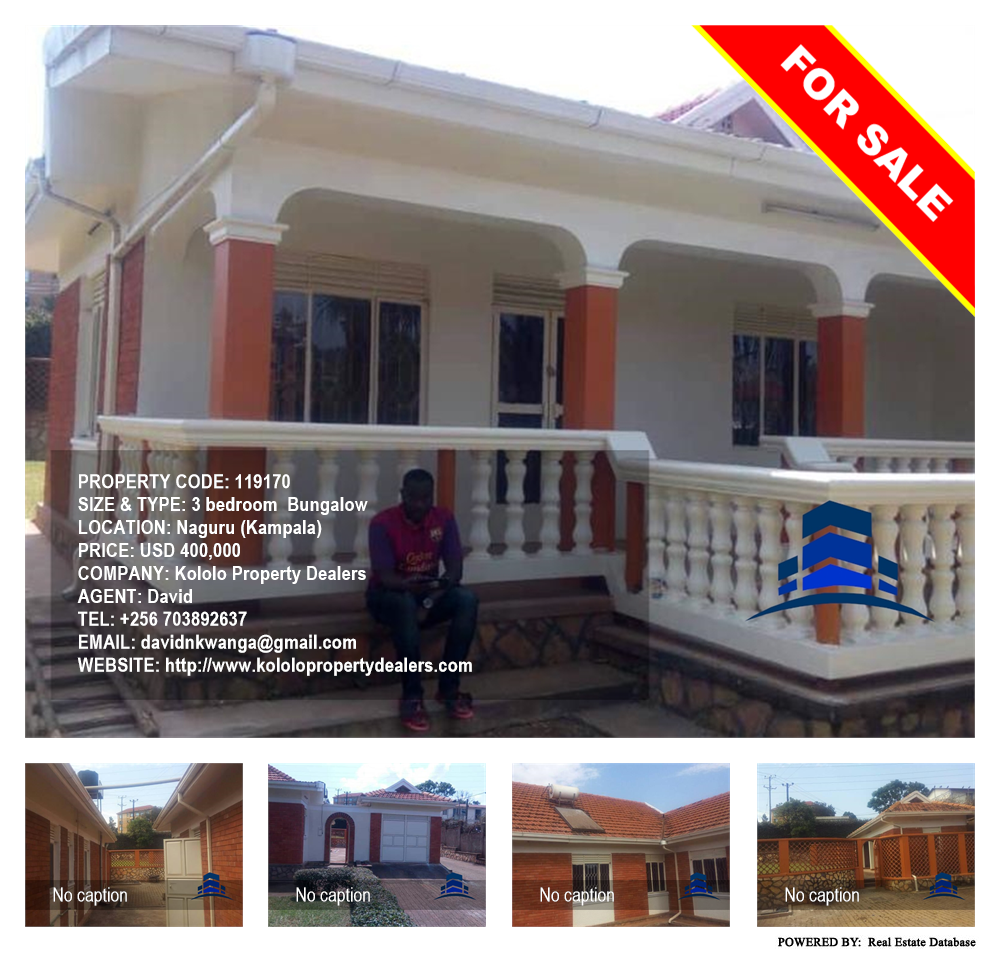 3 bedroom Bungalow  for sale in Naguru Kampala Uganda, code: 119170