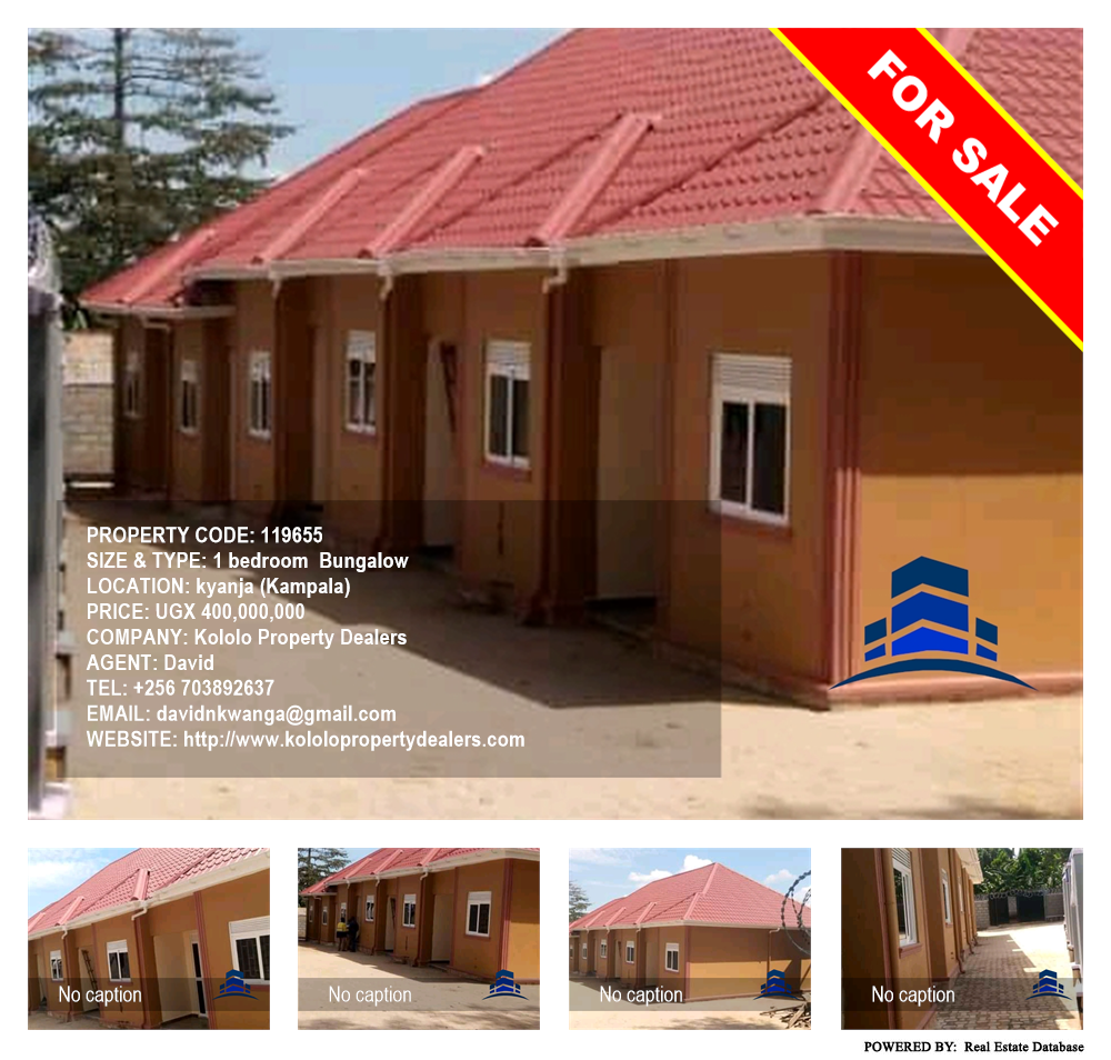 1 bedroom Bungalow  for sale in Kyanja Kampala Uganda, code: 119655