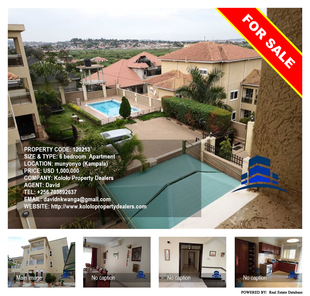 6 bedroom Apartment  for sale in Munyonyo Kampala Uganda, code: 120213