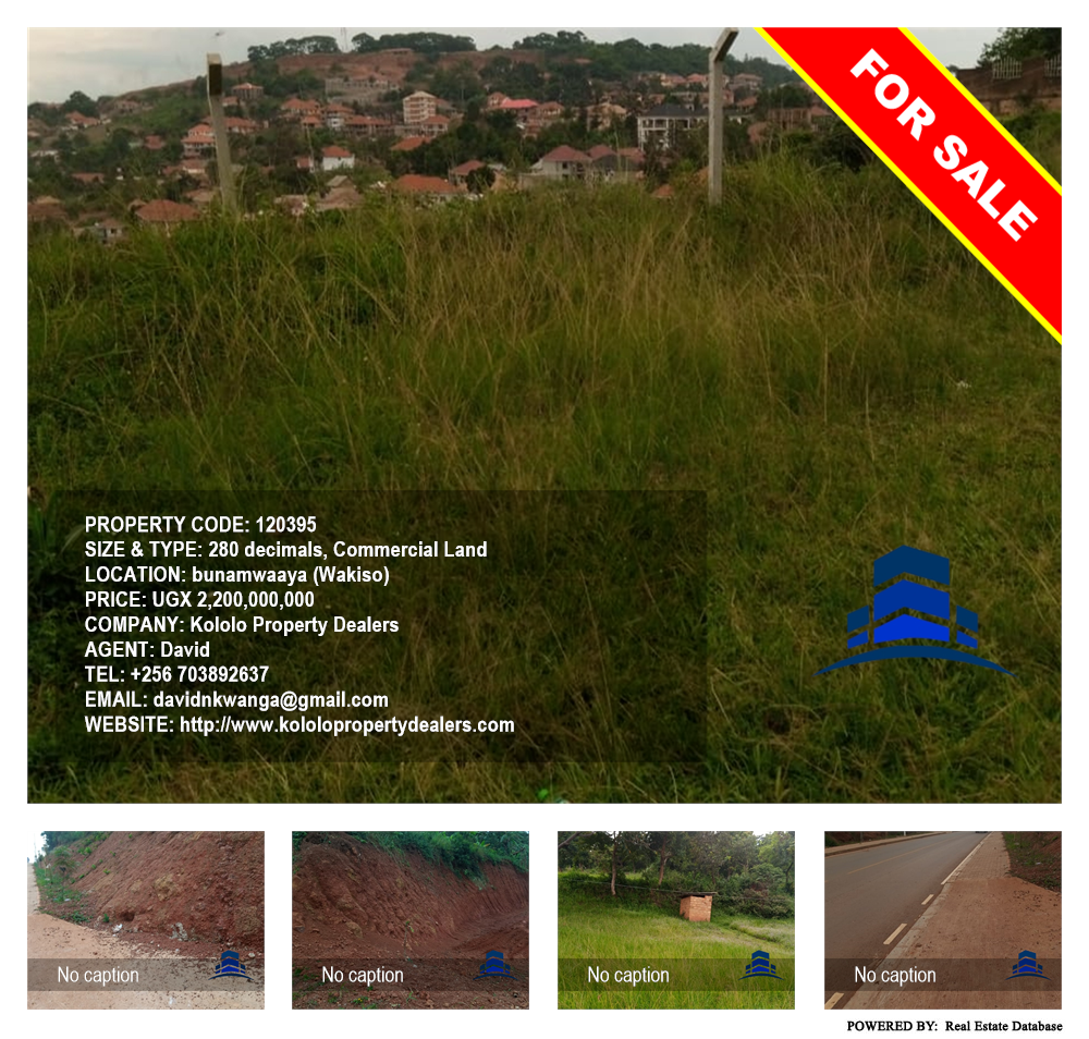 Commercial Land  for sale in Bunamwaaya Wakiso Uganda, code: 120395