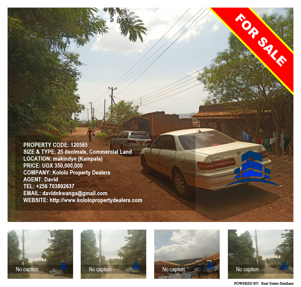 Commercial Land  for sale in Makindye Kampala Uganda, code: 120565