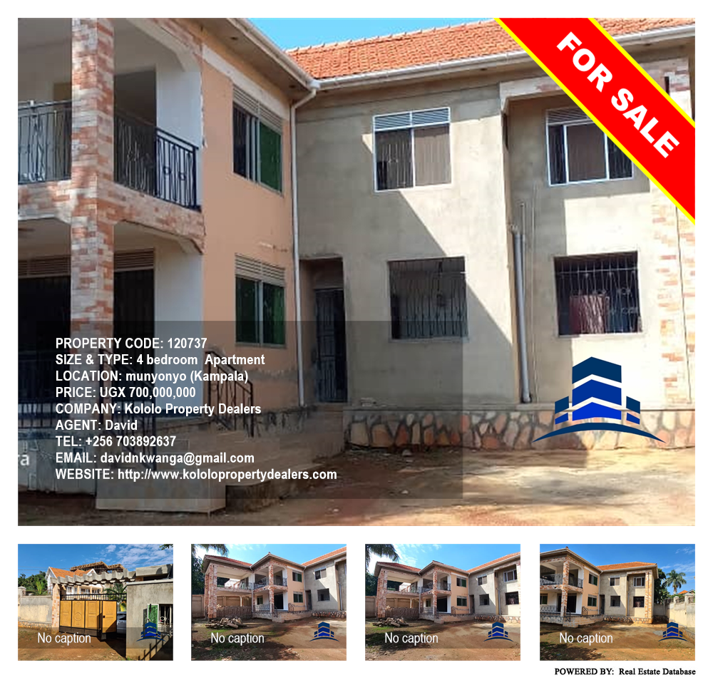 4 bedroom Apartment  for sale in Munyonyo Kampala Uganda, code: 120737