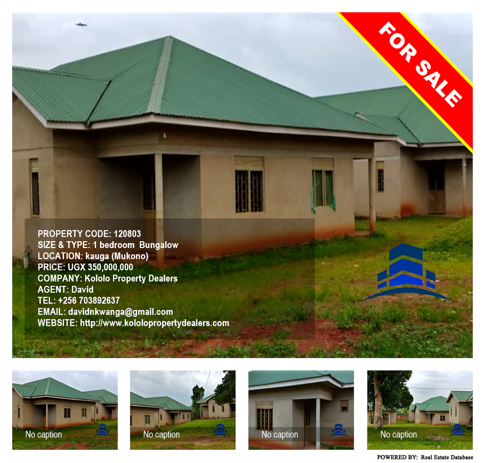 1 bedroom Bungalow  for sale in Kawuga Mukono Uganda, code: 120803