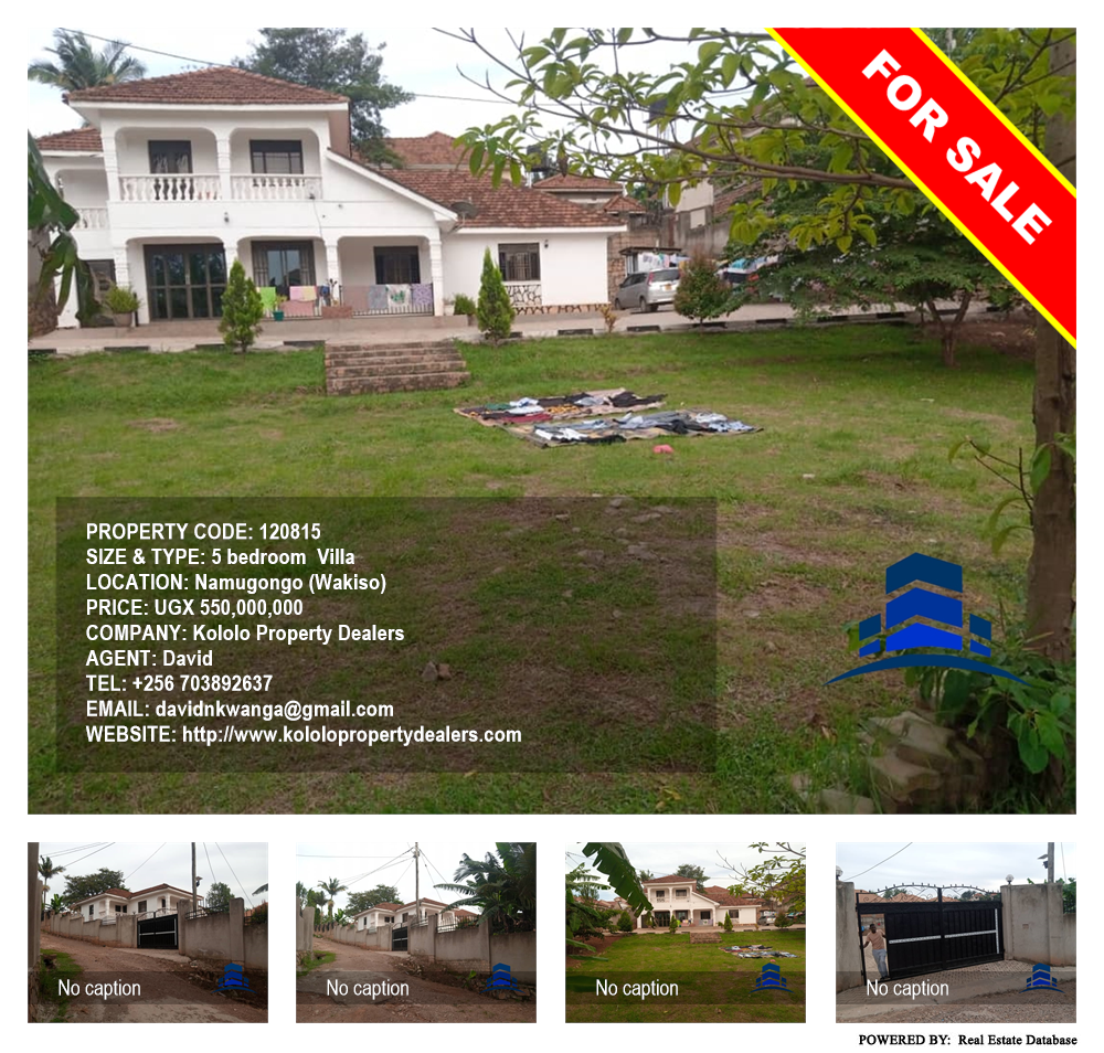 5 bedroom Villa  for sale in Namugongo Wakiso Uganda, code: 120815