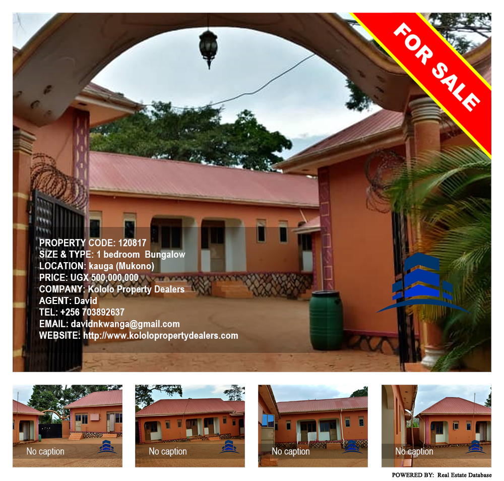 1 bedroom Bungalow  for sale in Kawuga Mukono Uganda, code: 120817