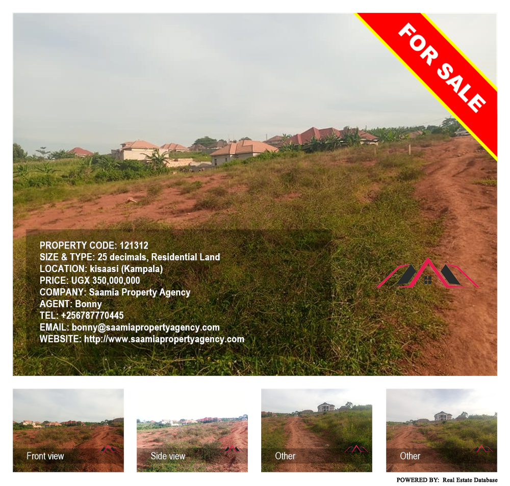 Residential Land  for sale in Kisaasi Kampala Uganda, code: 121312