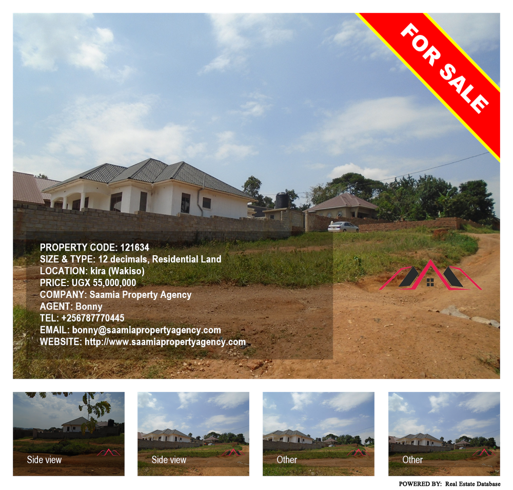 Residential Land  for sale in Kira Wakiso Uganda, code: 121634