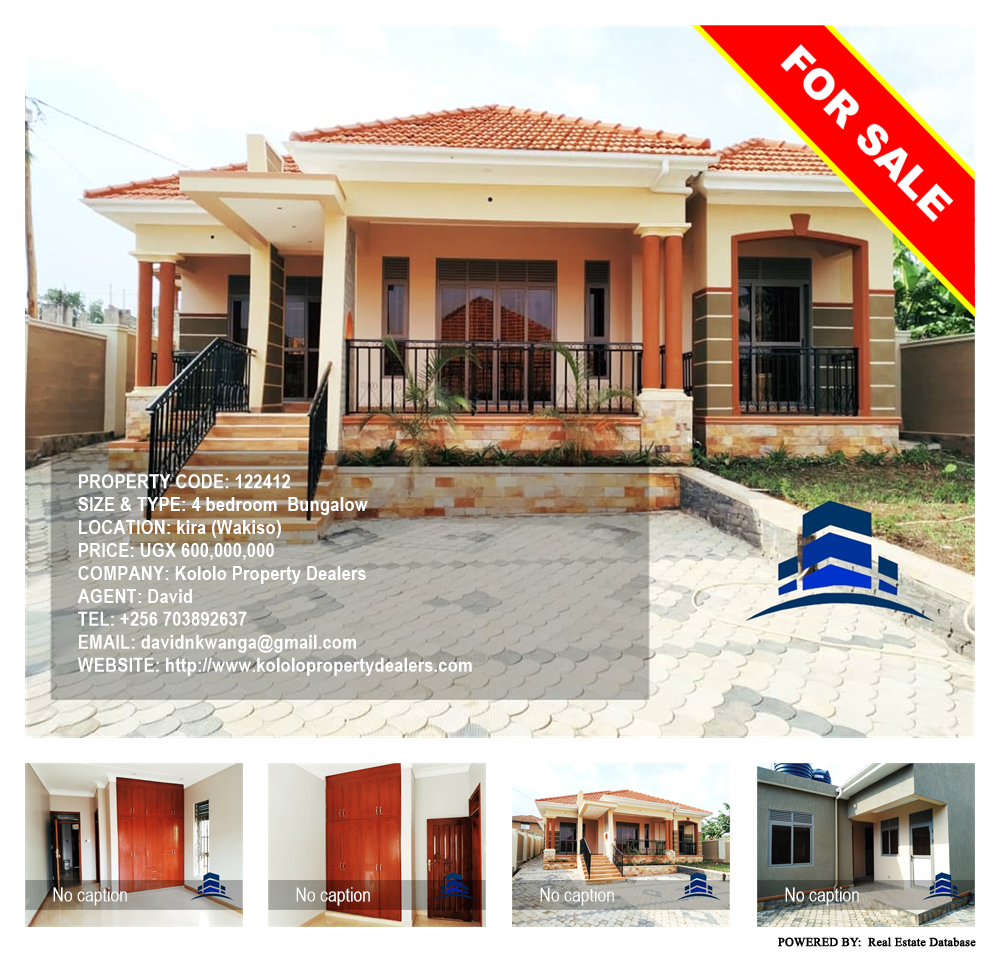 4 bedroom Bungalow  for sale in Kira Wakiso Uganda, code: 122412