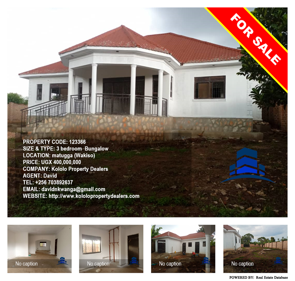 3 bedroom Bungalow  for sale in Matugga Wakiso Uganda, code: 123366