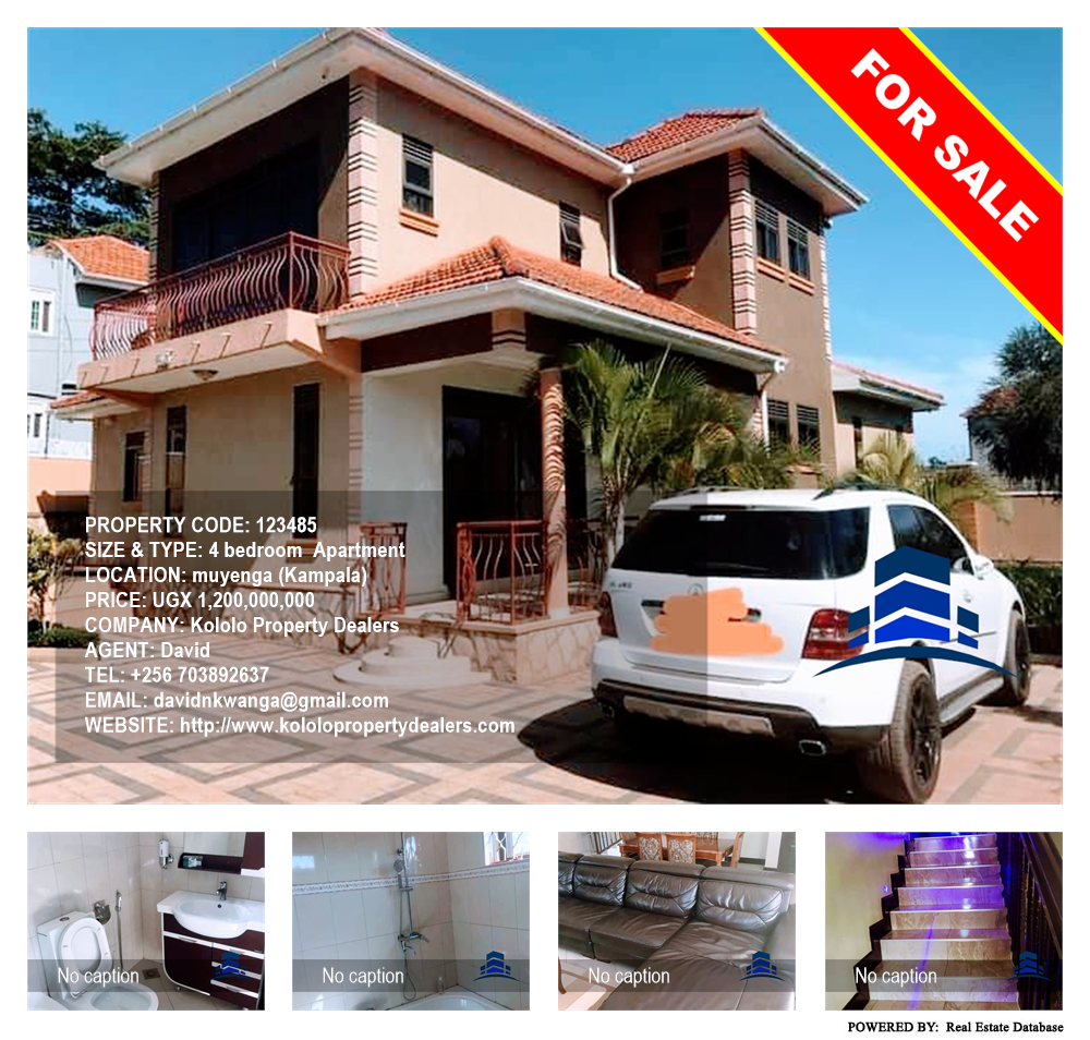 4 bedroom Apartment  for sale in Muyenga Kampala Uganda, code: 123485