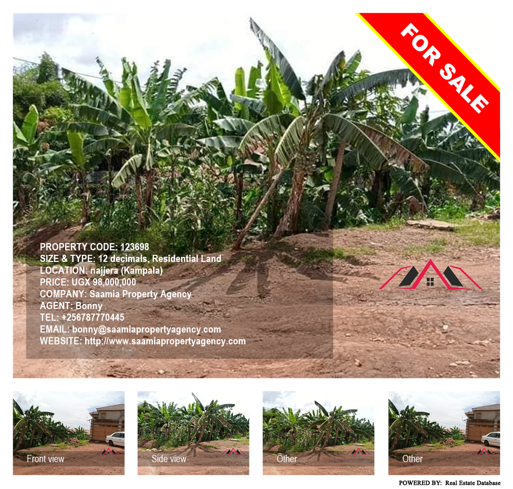 Residential Land  for sale in Najjera Kampala Uganda, code: 123698