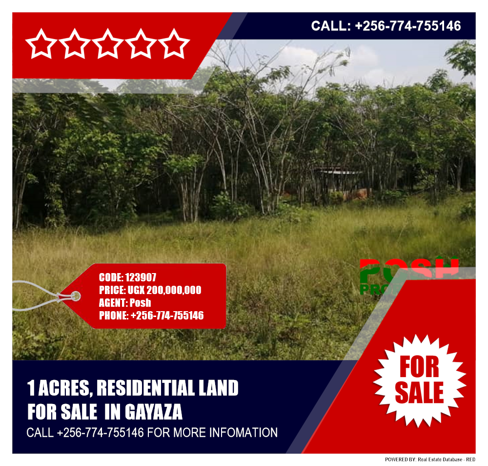 Residential Land  for sale in Gayaza Wakiso Uganda, code: 123907