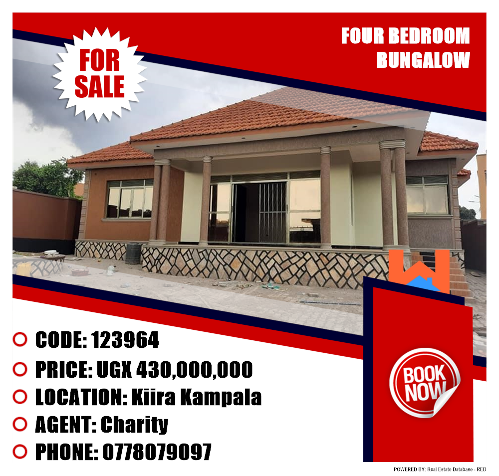 4 bedroom Bungalow  for sale in Kiira Kampala Uganda, code: 123964