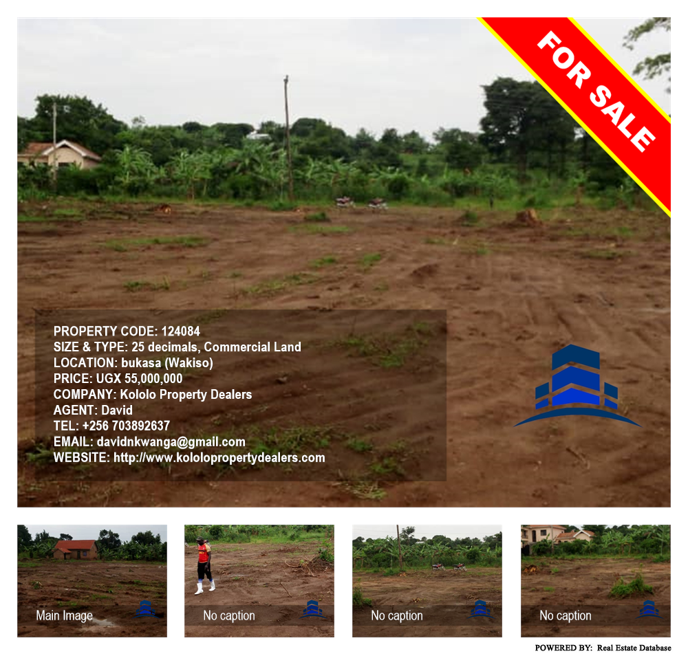 Commercial Land  for sale in Bukasa Wakiso Uganda, code: 124084