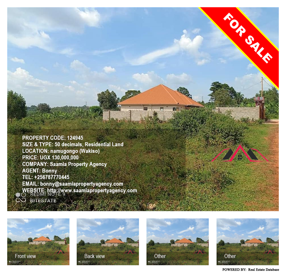 Residential Land  for sale in Namugongo Wakiso Uganda, code: 124945