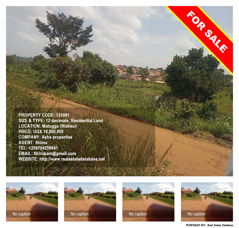 Residential Land  for sale in Matugga Wakiso Uganda, code: 125081