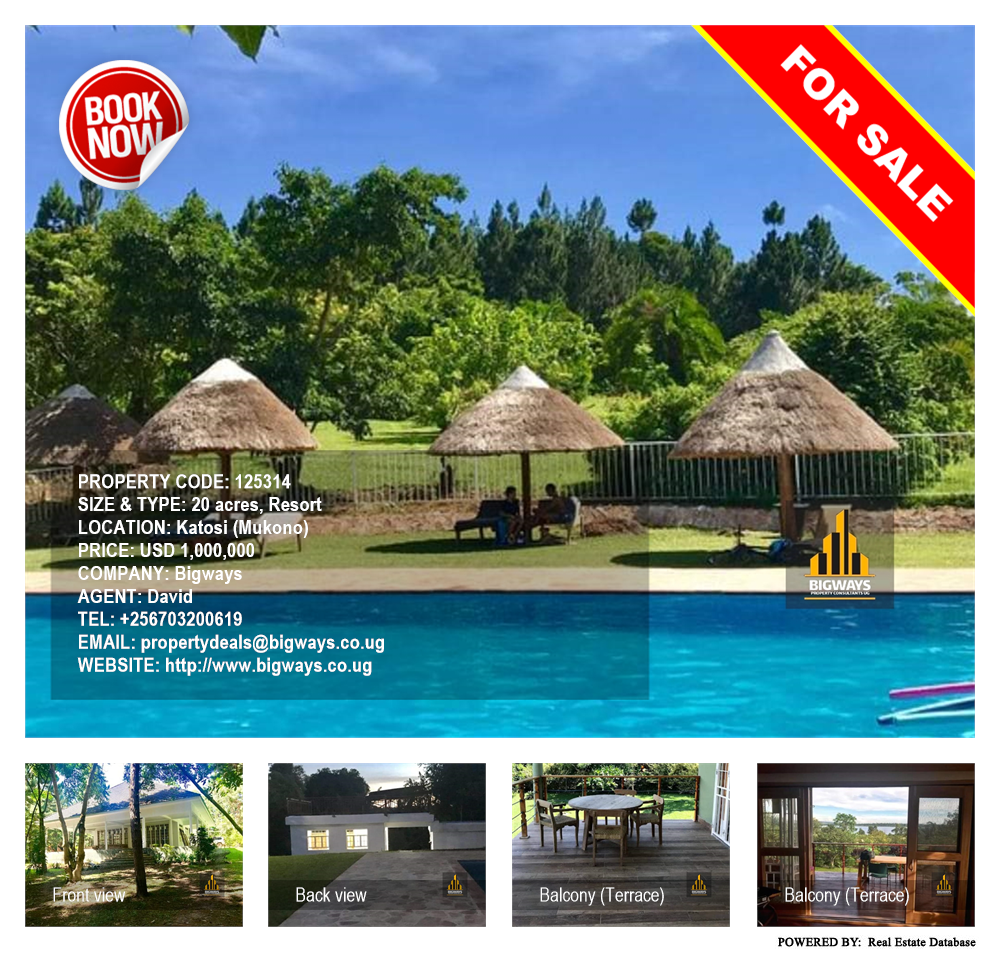 Resort  for sale in Katosi Mukono Uganda, code: 125314